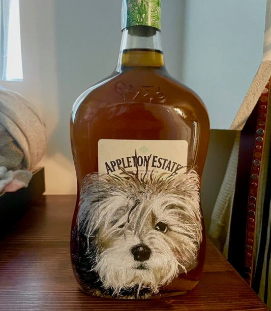 Your pet on a bottle